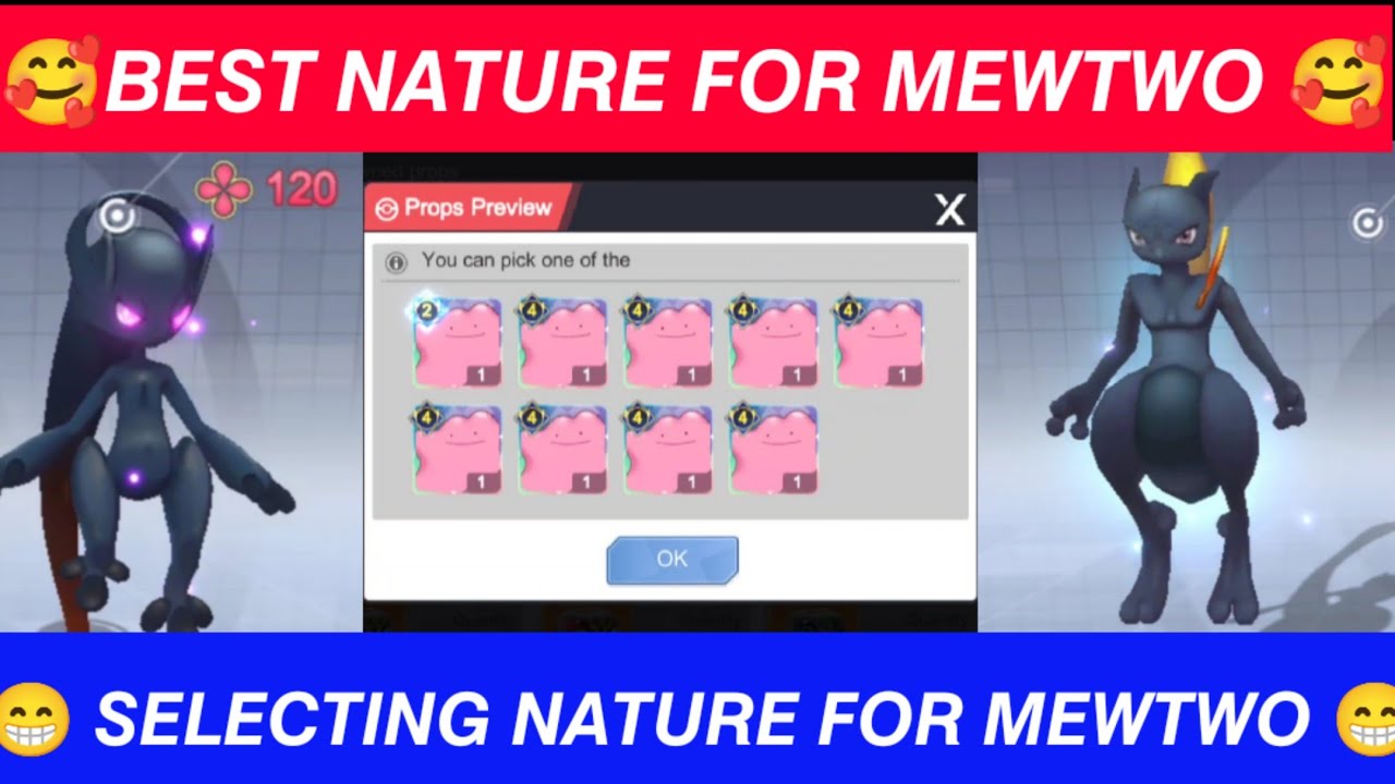 POKEVERSE WORLD BEST NATURE FOR MEWTWO | SELECTING NATURE FOR MEWTWO | ated playz