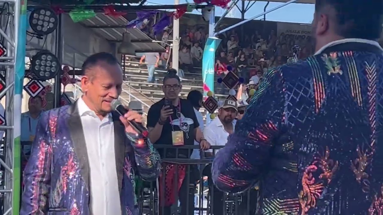 Banda la matona en la feria de Nayarit 2023 gracias a la Federación Fenine pico Rivera Sports Arena