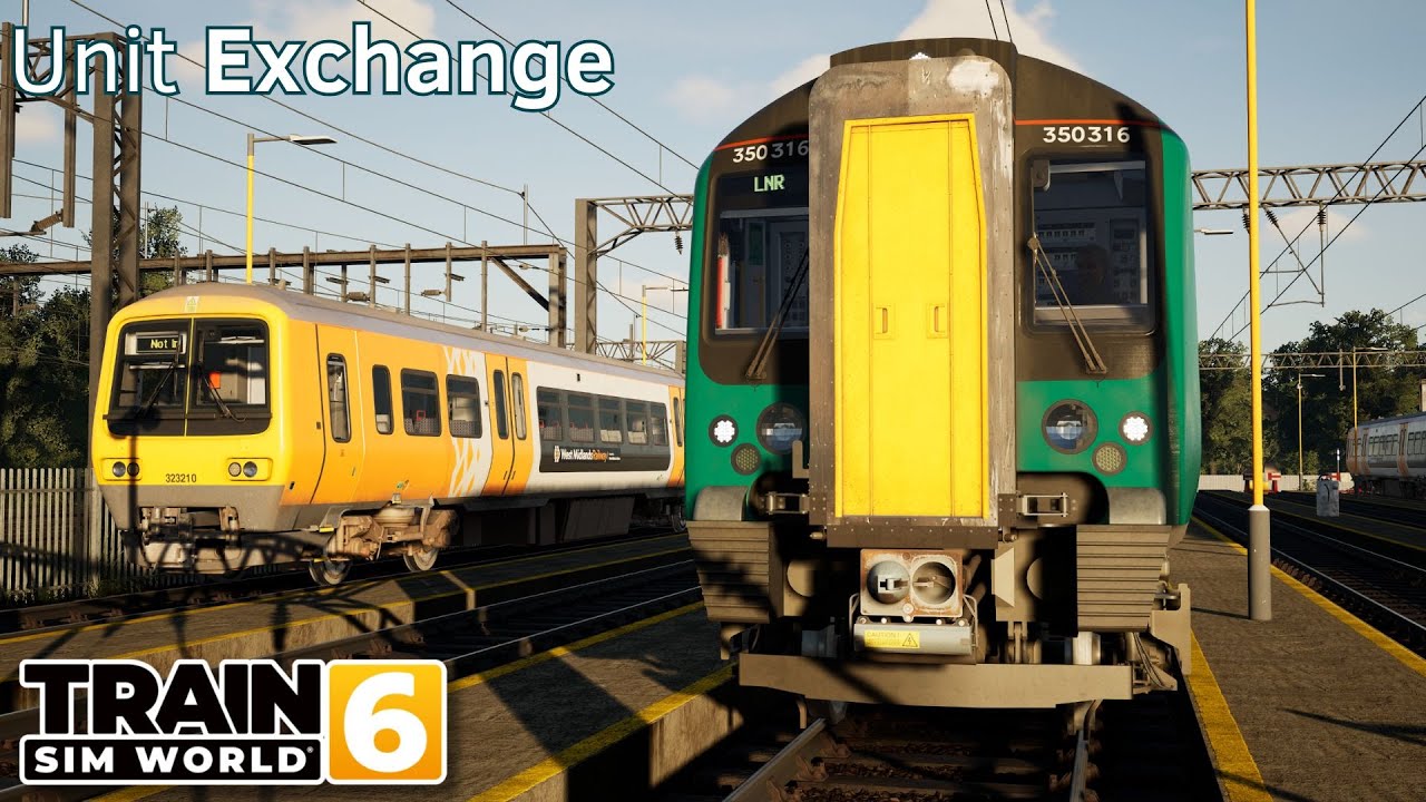 Unit Exchange - West Coast Main Line: Birmingham - Crewe - Class 350 - Train Sim World 6