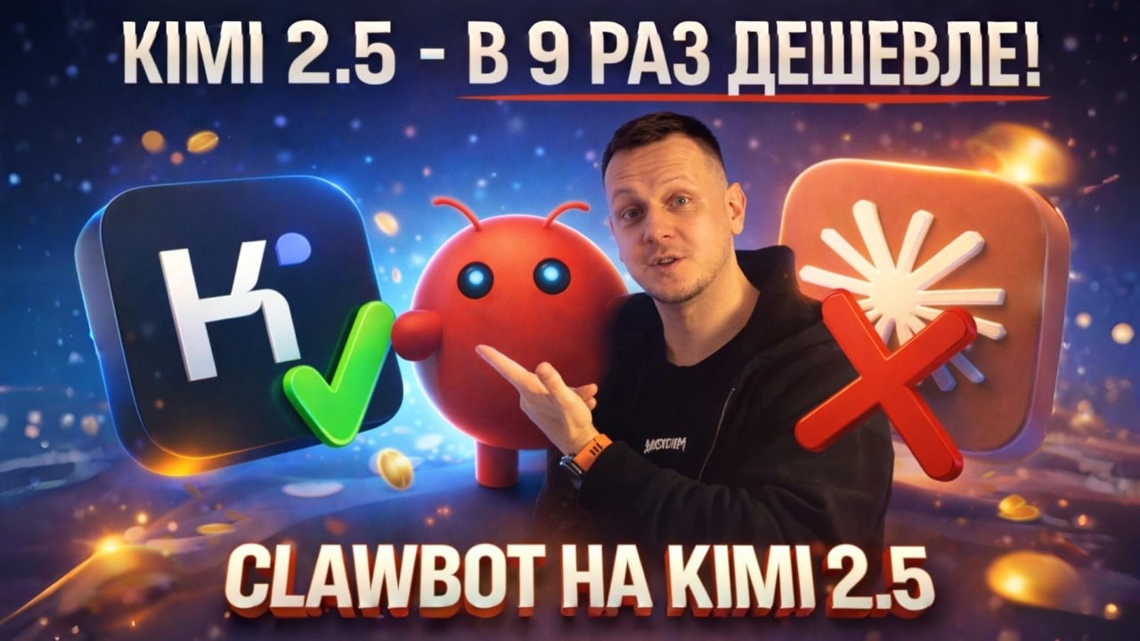Opus 4.5 больше не нужен? Ставим Kimi 2.5 на OpenClaw