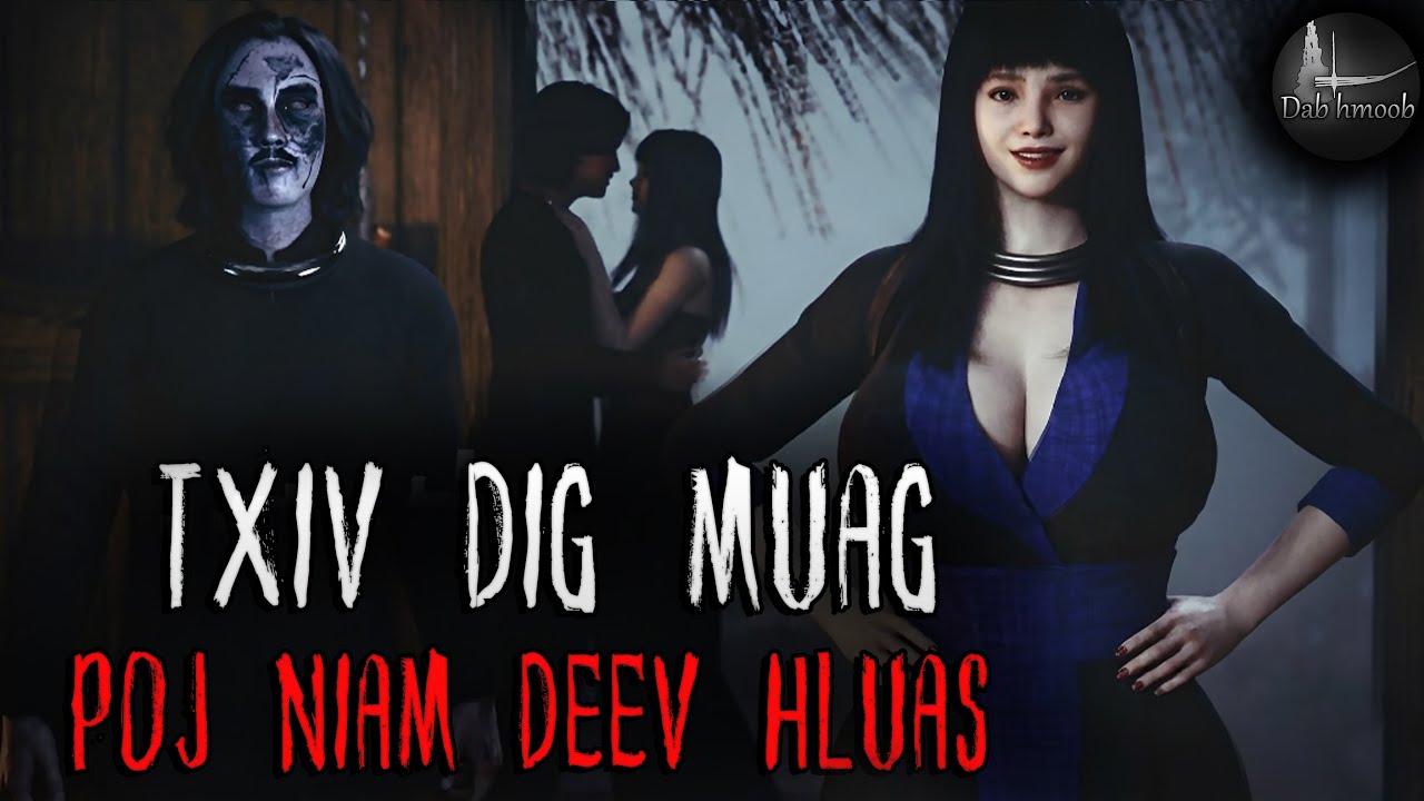 [Sub Eng] Blind Husband Cheating Wife (Scary Story) | Dab Hmoob - Txiv Dig Muag Poj Niam Deev Hluas