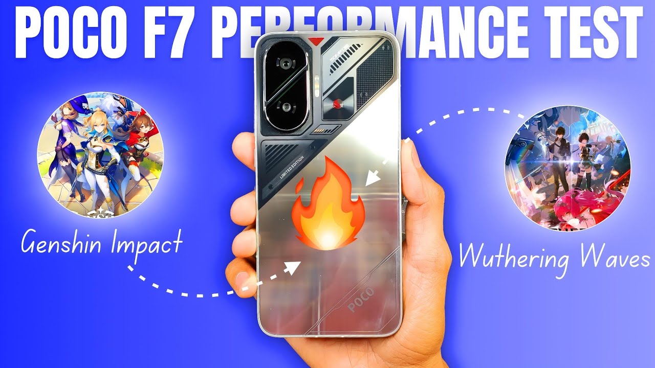 POCO F7 Genshin Impact & Wuthering Waves Ultra High Graphics Performance Test 🔥
