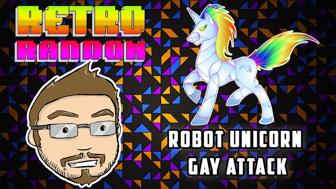 Retrorandom - Robot Unicorn Gay Attack