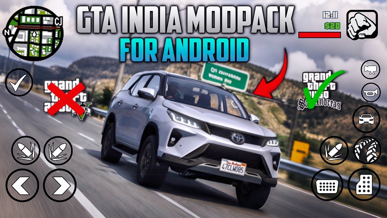 Saadox 2.0 Gta India Modpack - Gta sa Android | Support all Devices