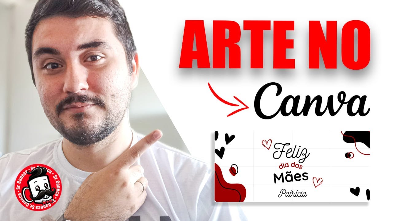 Criando Arte para Caneca no Canva: Dia das Mães