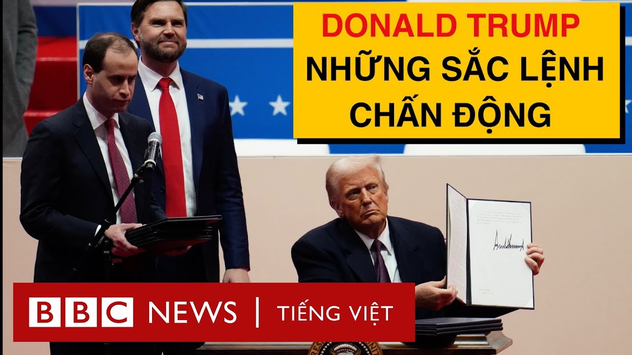 ÔNG TRUMP NHẬM CHỨC: TUNG RA NHIỀU BƯỚC ĐI CHẤN ĐỘNG