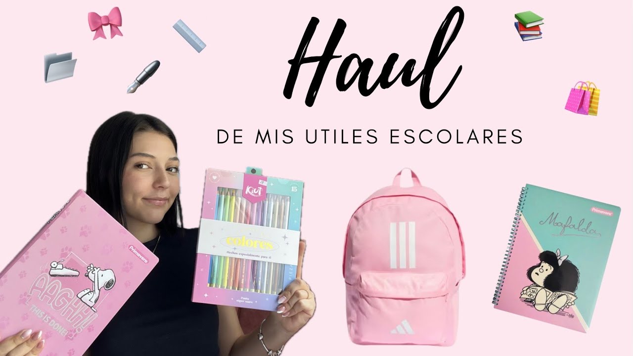 Haul de mis útiles escolares 🩷
