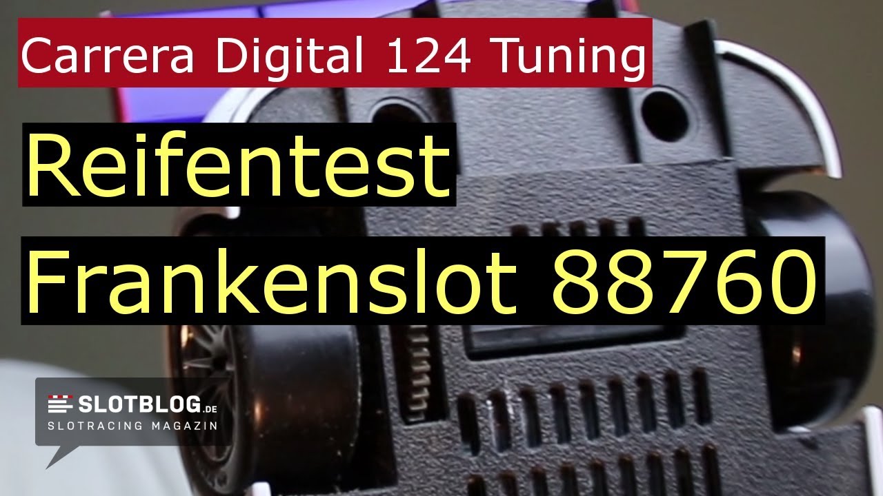 Carrera Digital 124 Tuning: Reifentest Frankenslot 88760