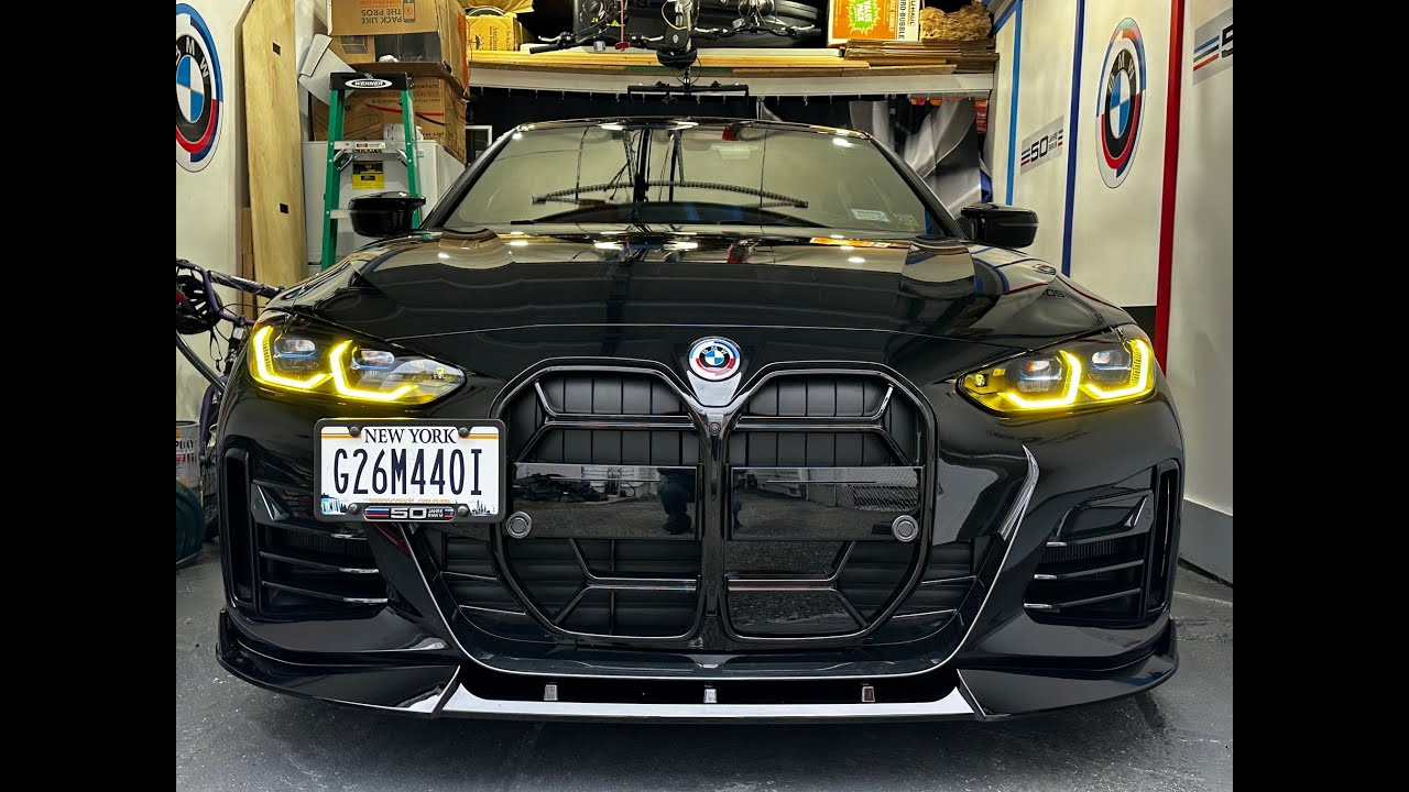 BMW G26 M440i CSL Yellow DRL Installation