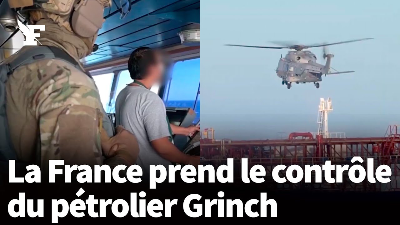 Le pétrolier Grinch, en provenance de la Russie, passe sous contrôle français