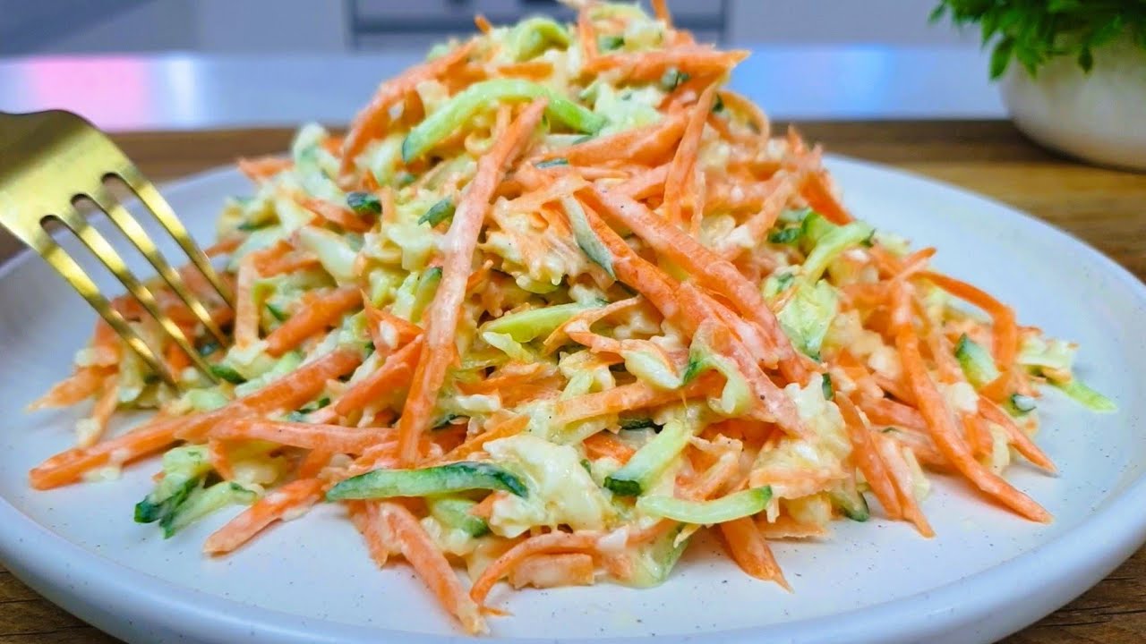 Ну очень вкусные салаты за 5 минут! Всего ЧЕТЫРЕ ингредиента. Потрясающе Вкусно