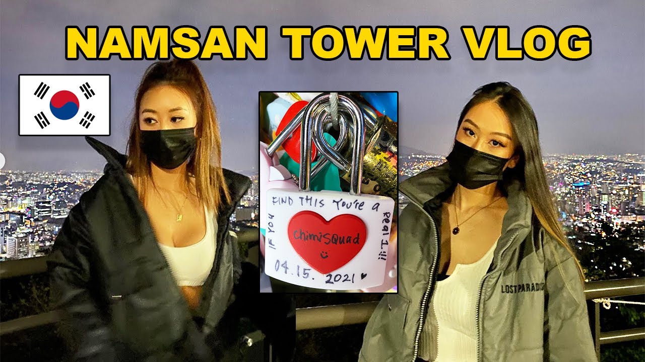 [한글/ENG] NAMSAN TOWER VLOG + REUNITED W/ MOM & UNCLE | KOREA 🇰🇷