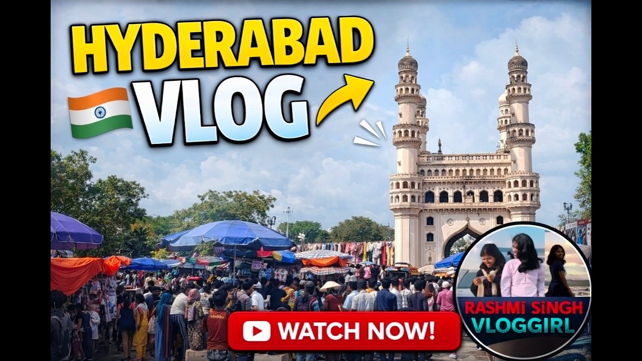 Hyderabad Part-2| Vlog| Ramoji Film city | Charminar| Hyderabadi Biryani ❤️
