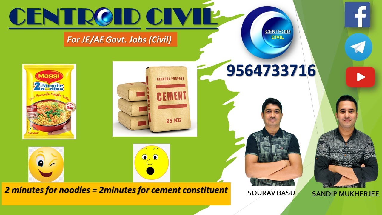 Most Important topic on Cement for PSC JE