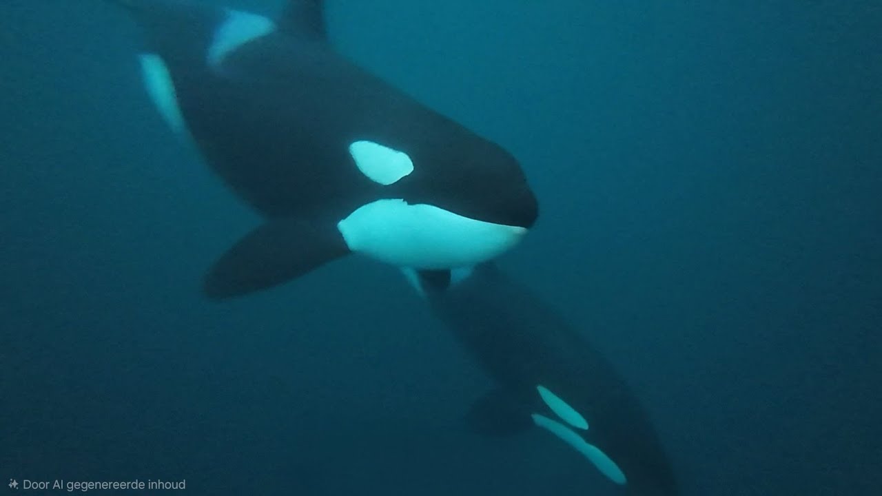 Snorkling with orcas! 2 and 3 january 2026, Skjervøy!