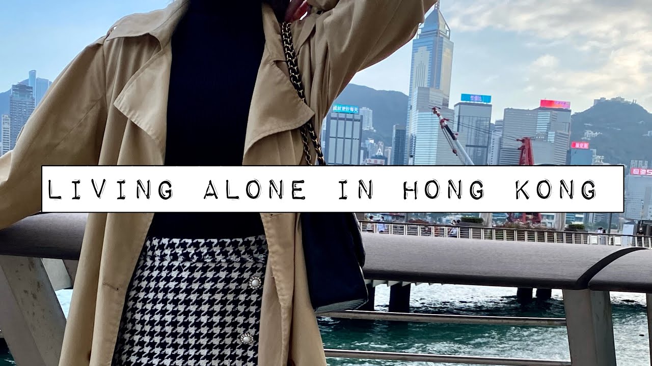 living alone in hong kong | day off | online classes | shopping