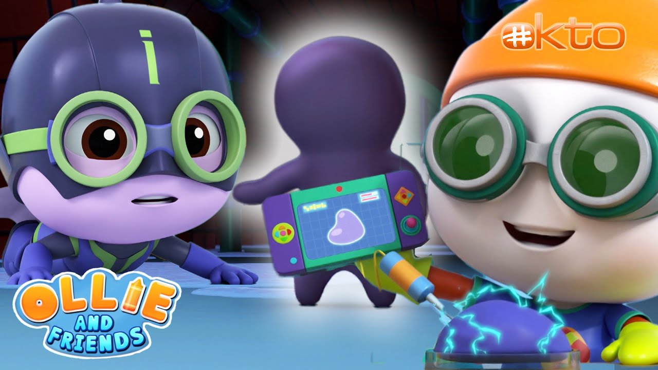 Sloppy makes a MONSTER with the purple SLIME! | Ollie and Friends S7E25 | @mediacorpokto