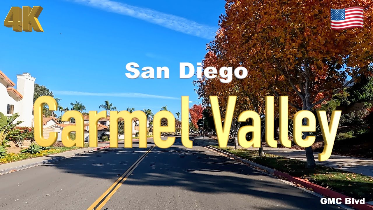 [4K] San Diego 🇺🇸, Carmel Valley California USA in 2022 - Drive