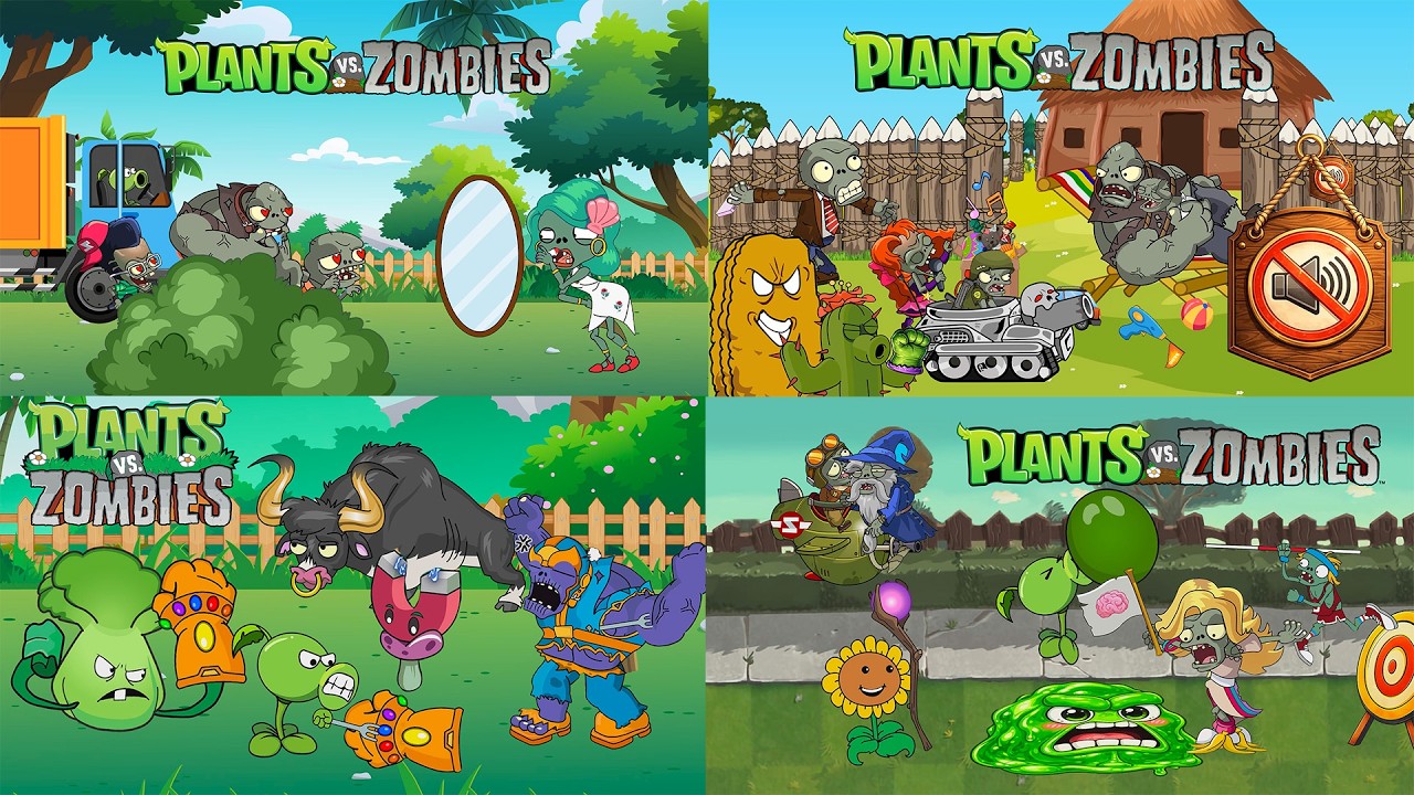 😱 OS DESAFIOS MAIS ABSURDOS DO PvZ EM UM SÓ VÍDEO!