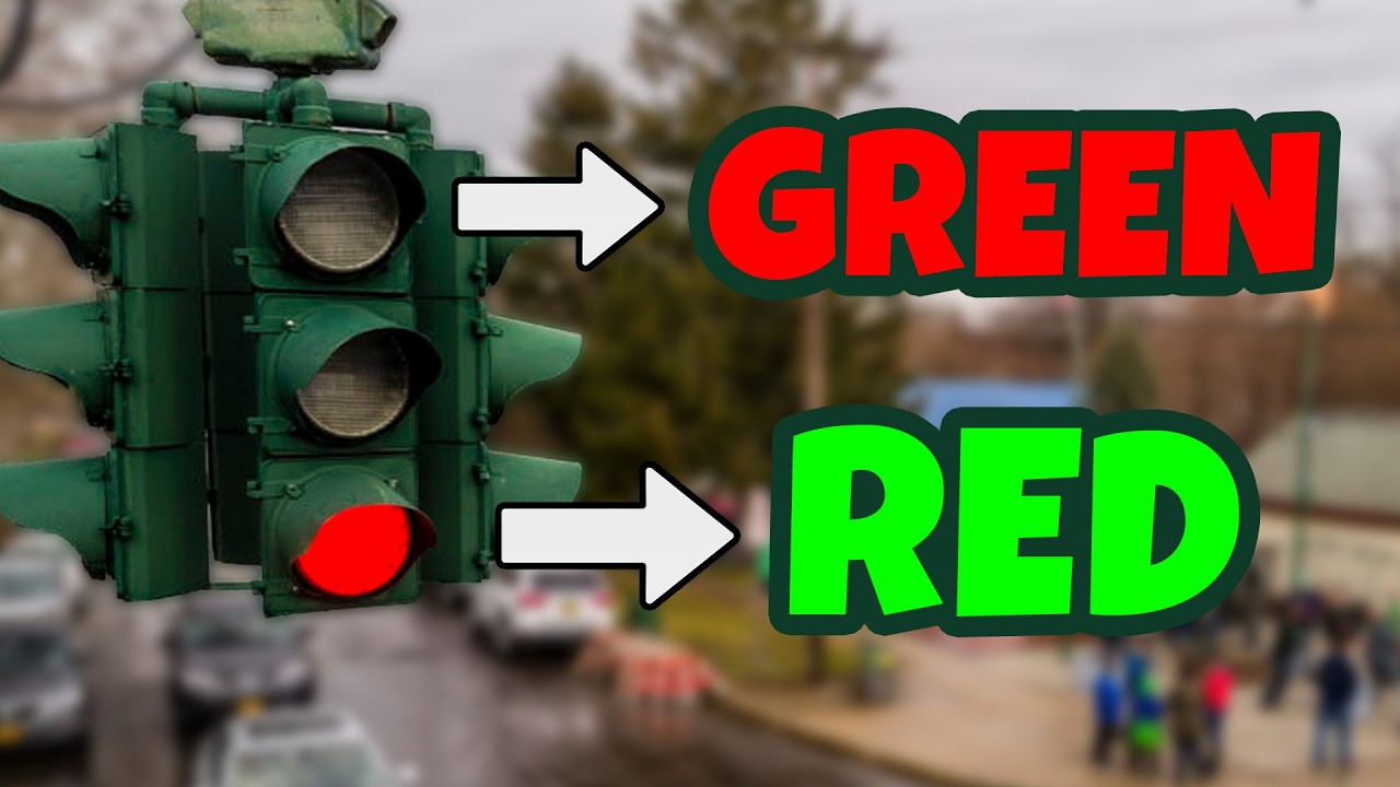 Why Traffic Lights Are Vertical (And the One City That Flipped Them Upside Down)