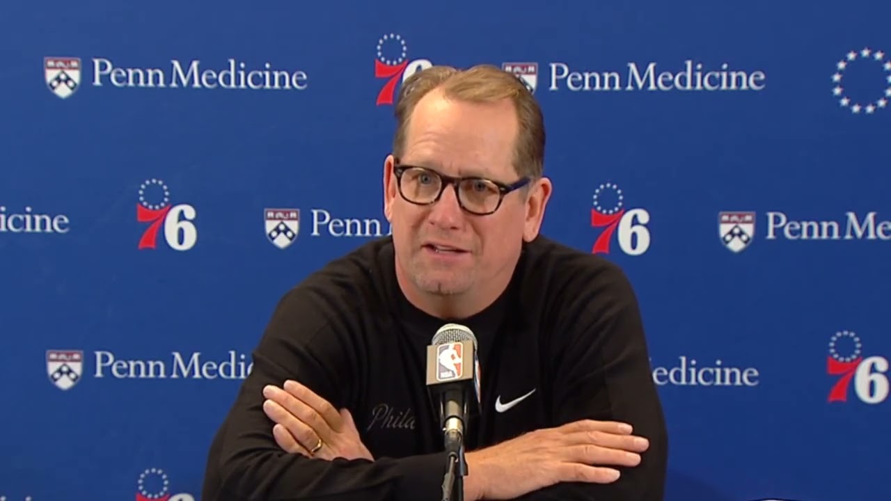 Nick Nurse PostGame Interview | Philadelphia 76ers vs Brooklyn Nets