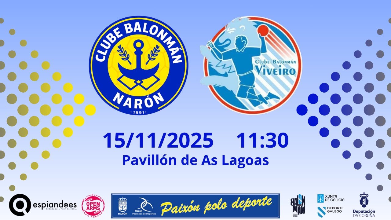 ESPIANDO.ES BALONMÁN NARÓN - BALONMÁN VIVEIRO  [X.5 LIGA PRATA INFANTIL MASCULINA GRUPO E]
