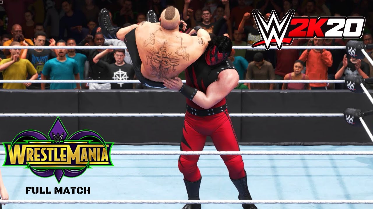 WWE 2K20 Kane '98 vs Brock Lesnar | Winner Takes All Match | Wrestlemania 34 | WWE 2K20 Gameplay