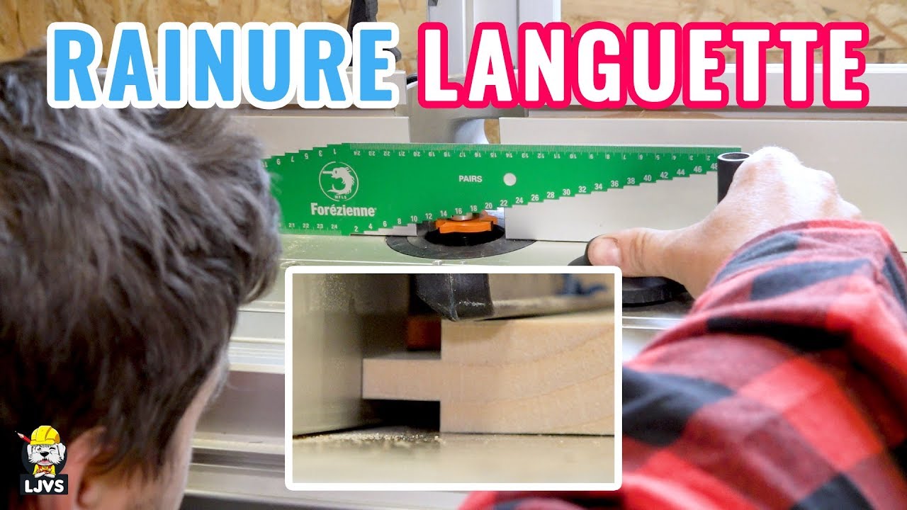 ASSEMBLAGE BOIS rainure languette Tutoriel LJVS
