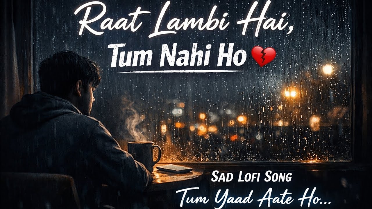 🎧 Raat Lambi Hai, Tum Nahi Ho | Sad Lofi Song | Tum Yaad Aate Ho 💔