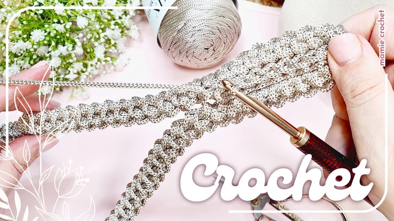 ✨ FAIRE UNE ANSE / BANDOULIERE / BRACELET/ EMBRASE ETC. AU CROCHET !! ✨ TUTO DEBUTANTE @MamieCrochet