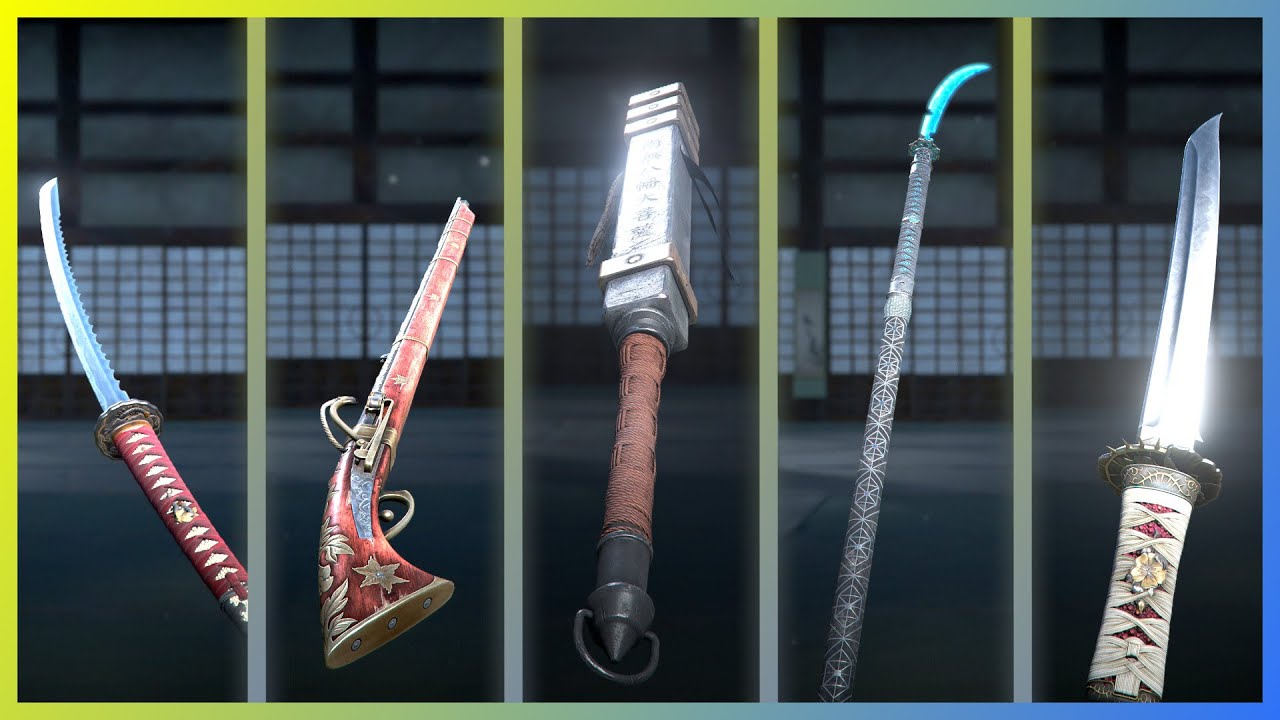 AC Shadows: All Weapons Showcase (Max. Level Legendaries for each Weapon Type)