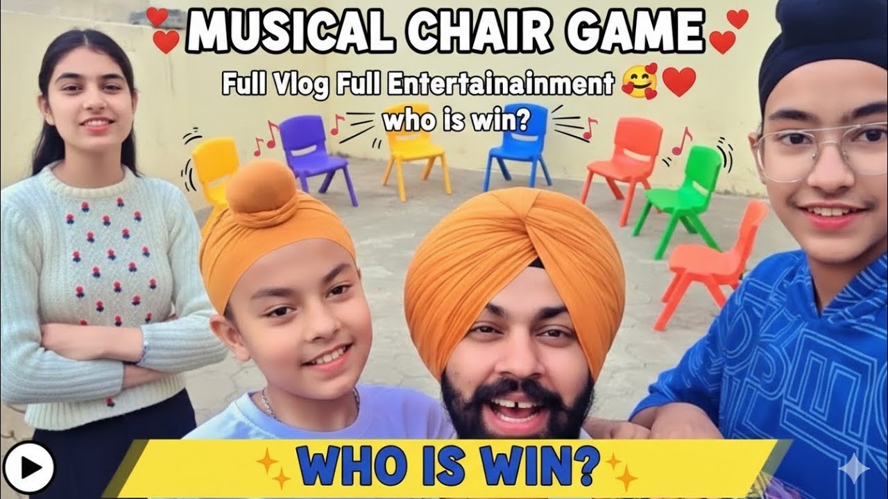 Musical Chair Game watch Full Vlog Full Entertainment 👌❤️ who is win? 