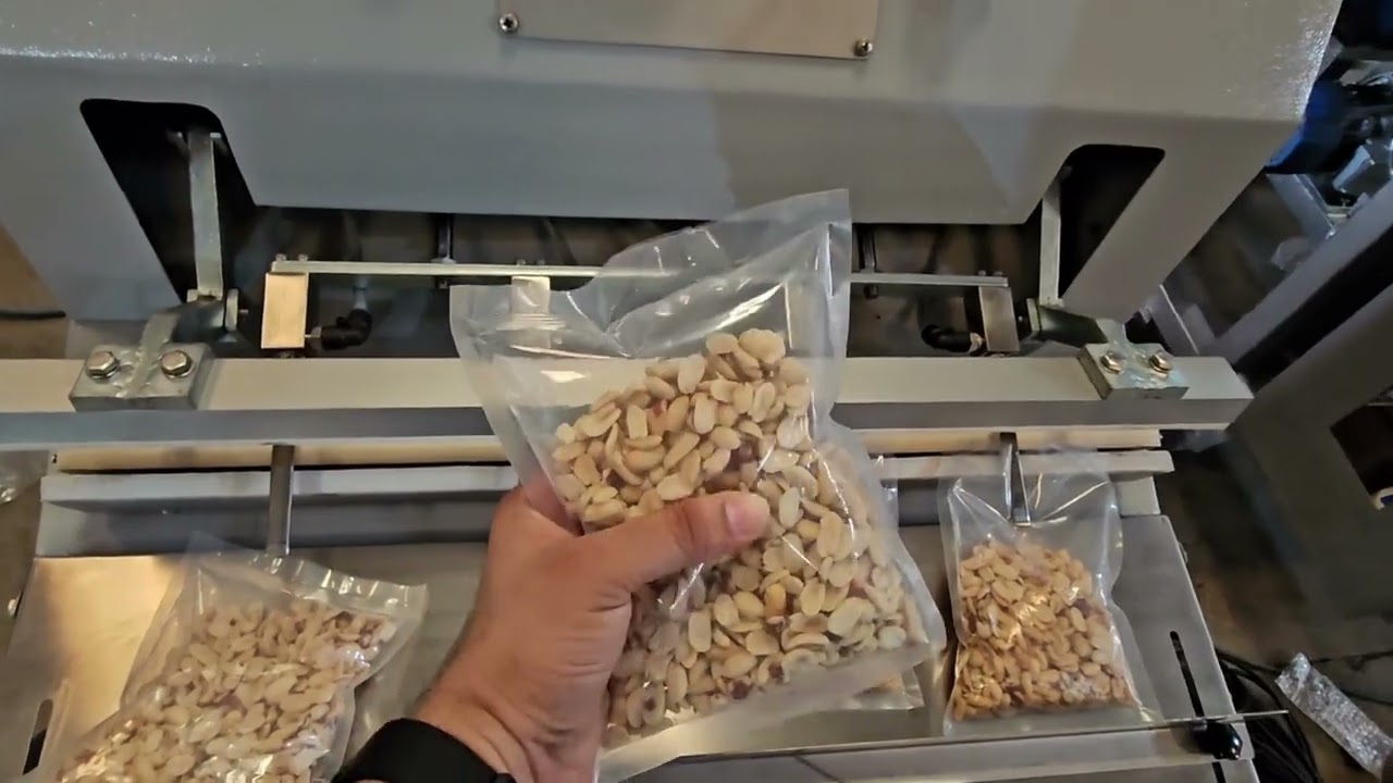 Nozzle Type Vacuum Pouch Packing Machine With Nitrogen FlashingHNM750 
