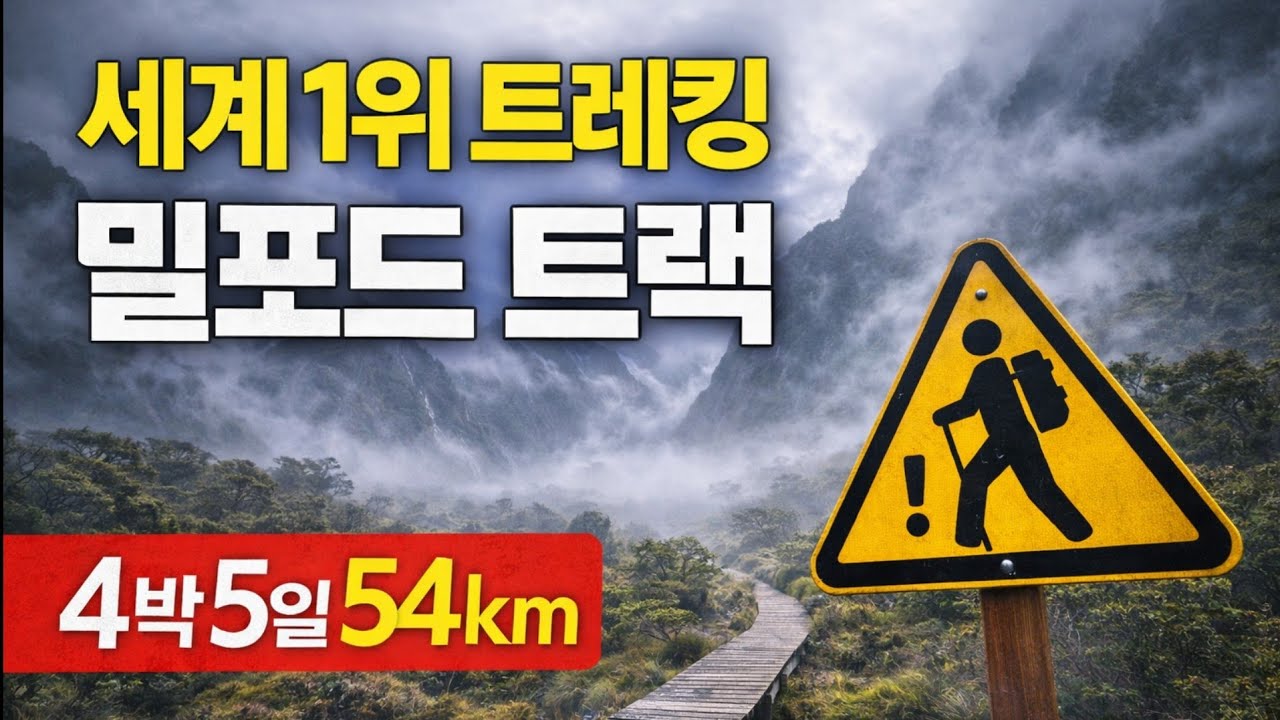 세계 1위 트레킹 Milford Track 54km 완전정복, 어랑 김주호 뉴질랜드 트레킹
