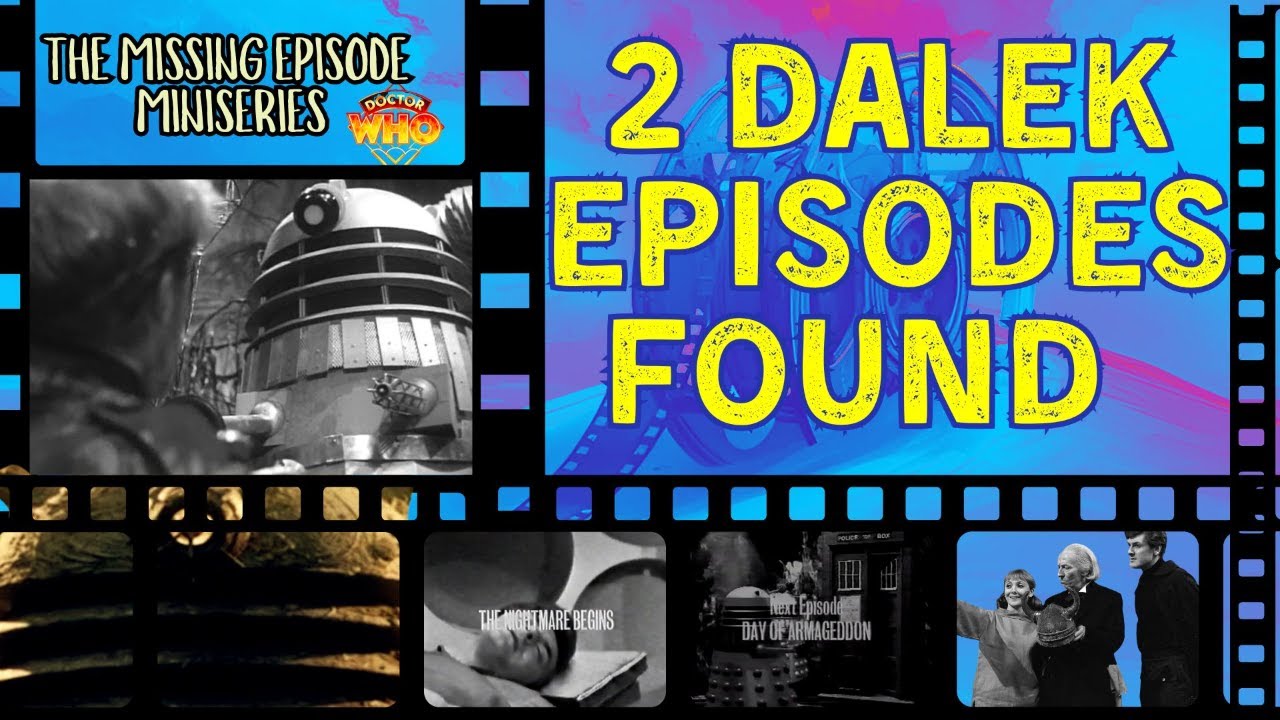 DOCTOR WHO: FOUND 2 DALEK HARTNELL EPISODES - DALEK MASTER PLAN -