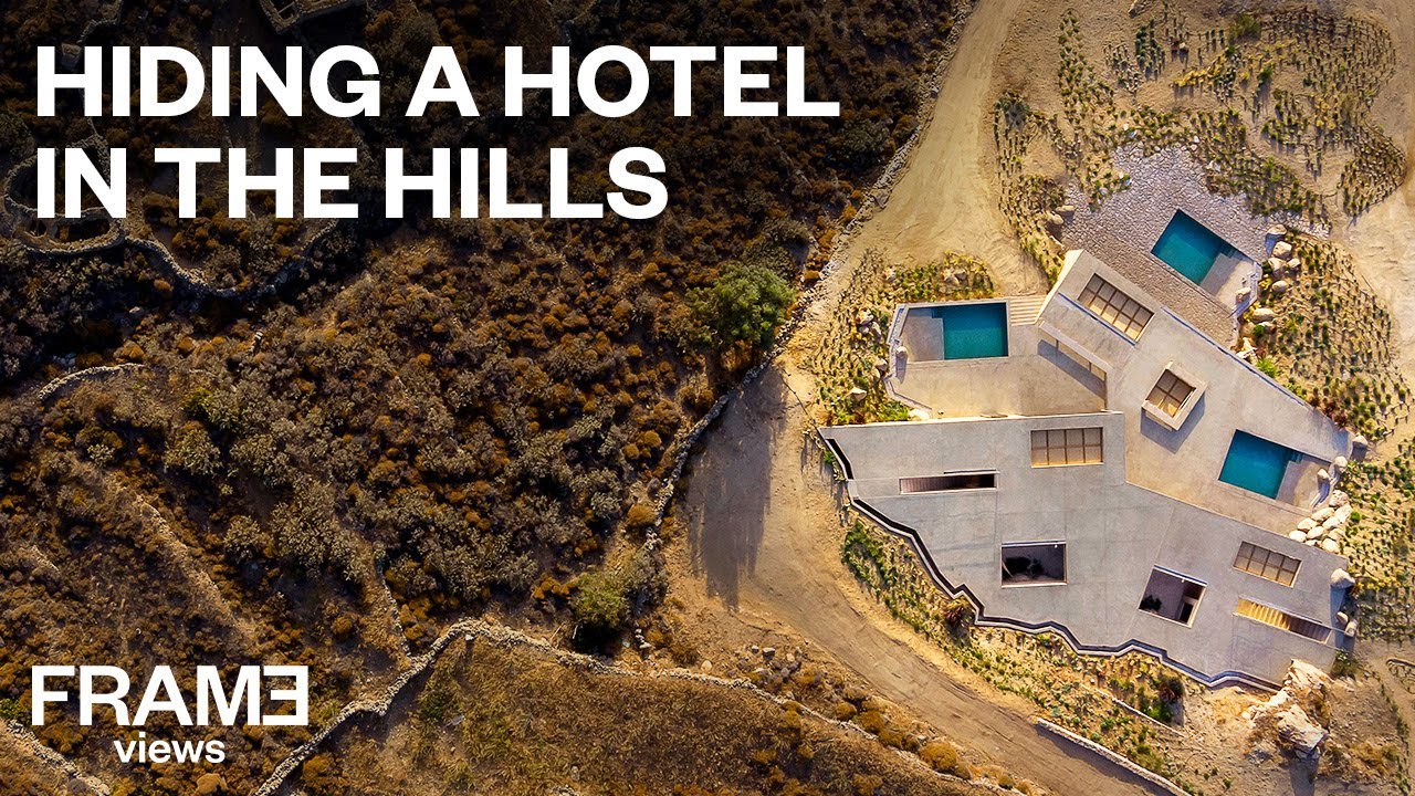 This Greek hotel is built into an old mining site | HOMA