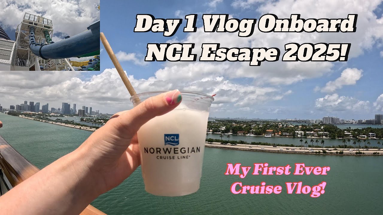 Norwegian Escape Day 1! My First Ever Cruise Vlog!