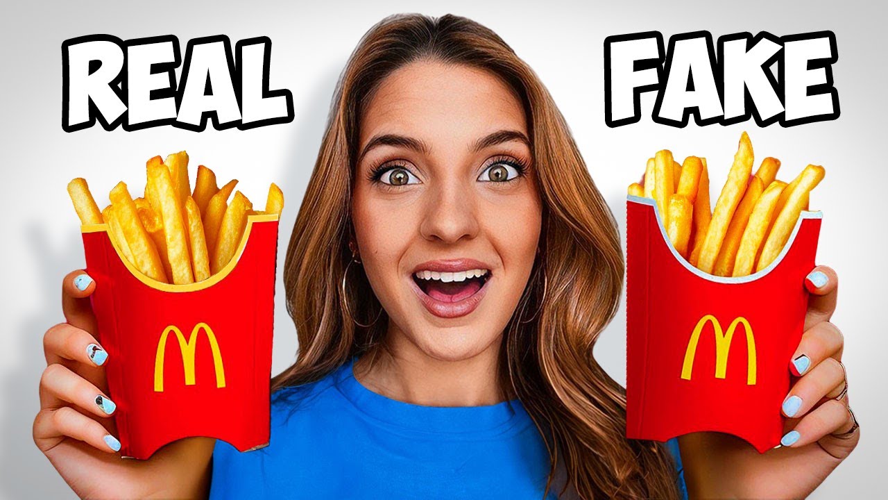 Real Vs Fake Food Challenge!