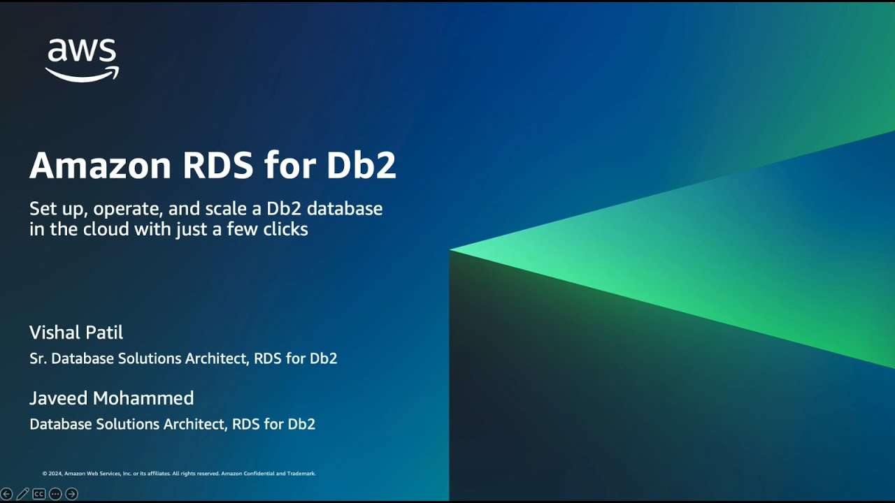 Introducing Amazon RDS for Db2 | Amazon Web Services
