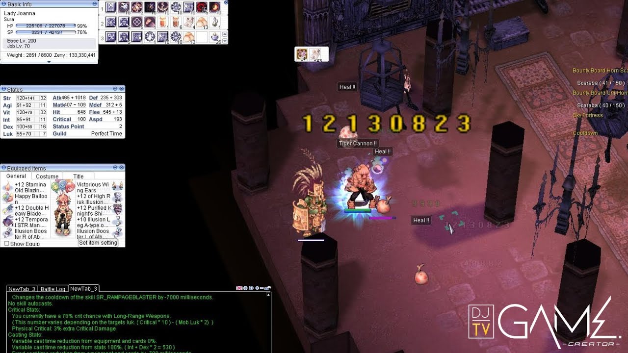 SURA !! - TC & GOH  DEMAGE TEST | Shining Moon RO