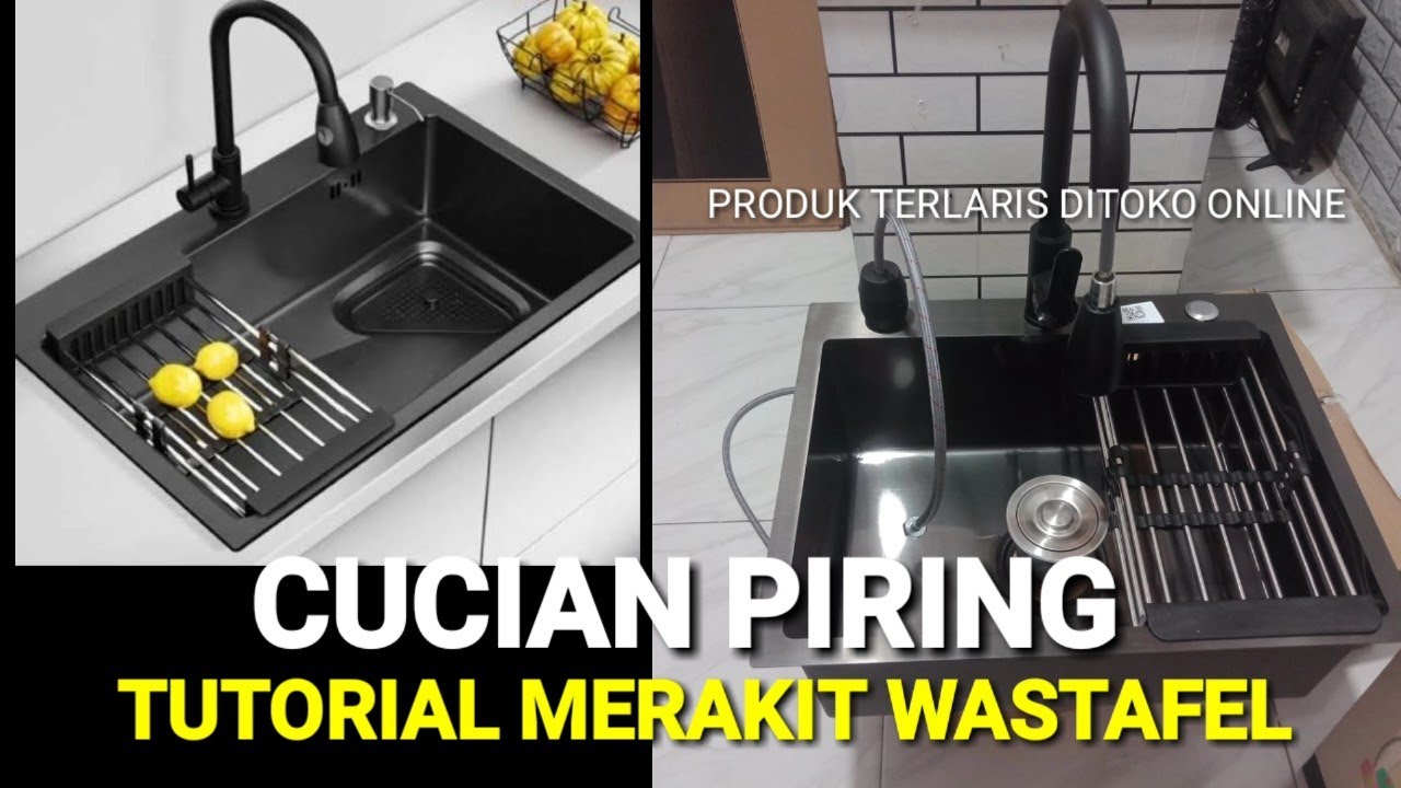 Cara Merakit wastafel cucian piring