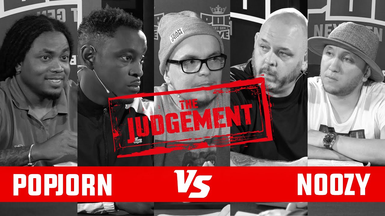 Popjorn vs Noozy - The Judgement Punchoutbattles Live