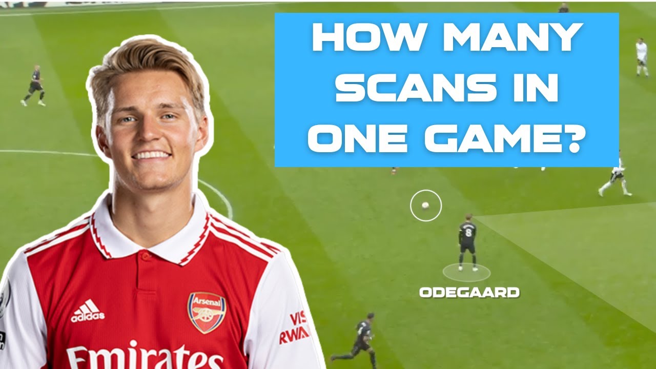 We Counted Every Time Odegaard Checked his Shoulder in a Game