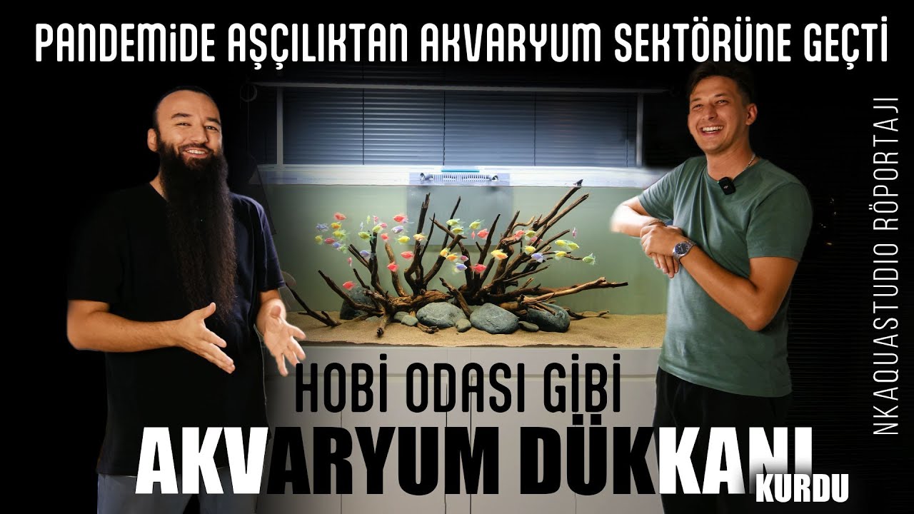 BU AKVARYUM DÜKKANINA BAYILACAKSINIZ! 😍 | NKAQUASTUDIO RÖPORTAJI | Akvarist Ziyaretleri 5. Bölüm