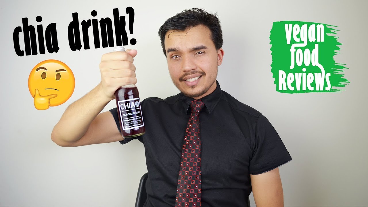 CHIA Blackcurrant Drink | VEGAN FOOD REVIEWS