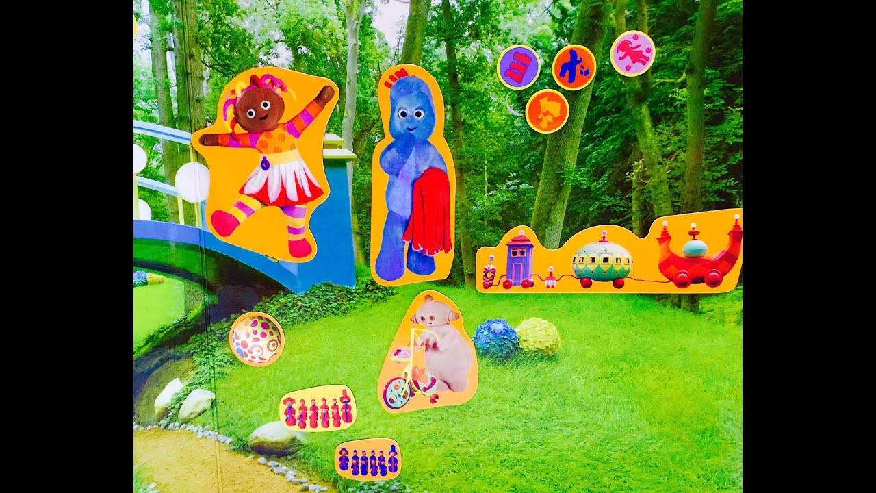 In The Night Garden Sticker Magnet Game Board Toy