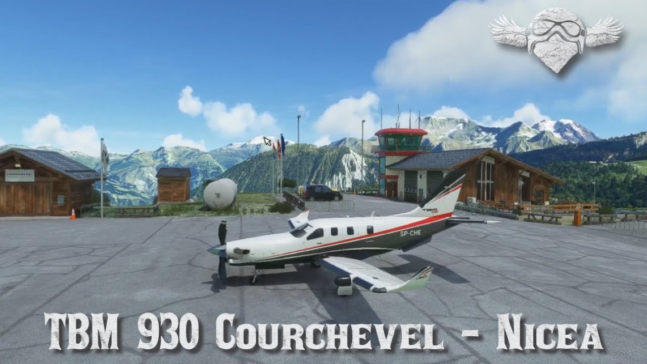 ✈ Samolotem przez świat odc. 3 - Testujemy TBM 930 w MSFS2020 Courchevel - Nicea (CVF - NCE)