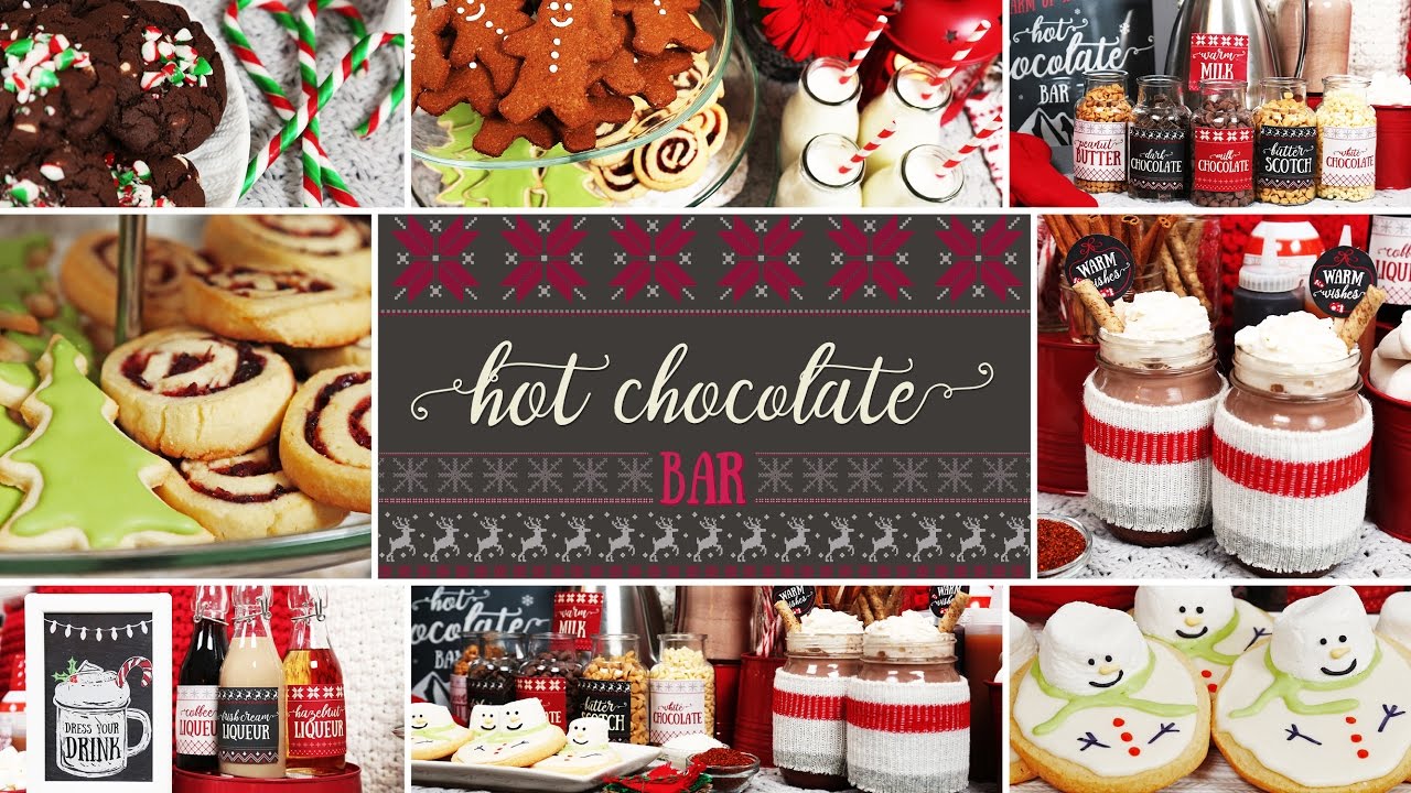 Hot Chocolate Bar | Holiday Party Ideas