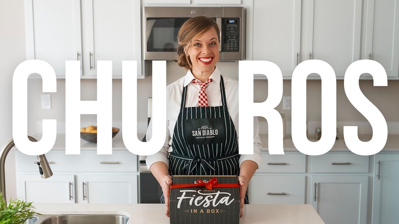Make Churros in just 10min w/the San Diablo Churros at- home Churro making kit!