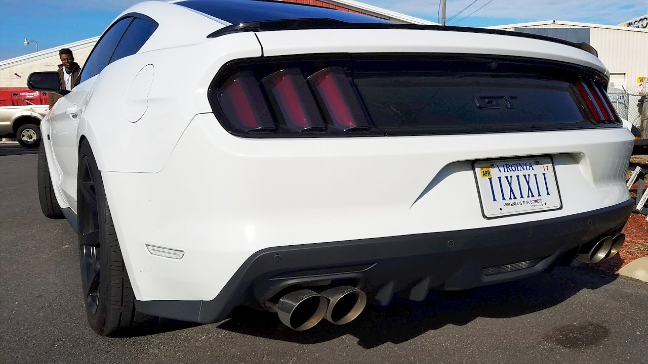 2016 Mustang GT: Corsa Quad Tips w/ Roush Rear Valance